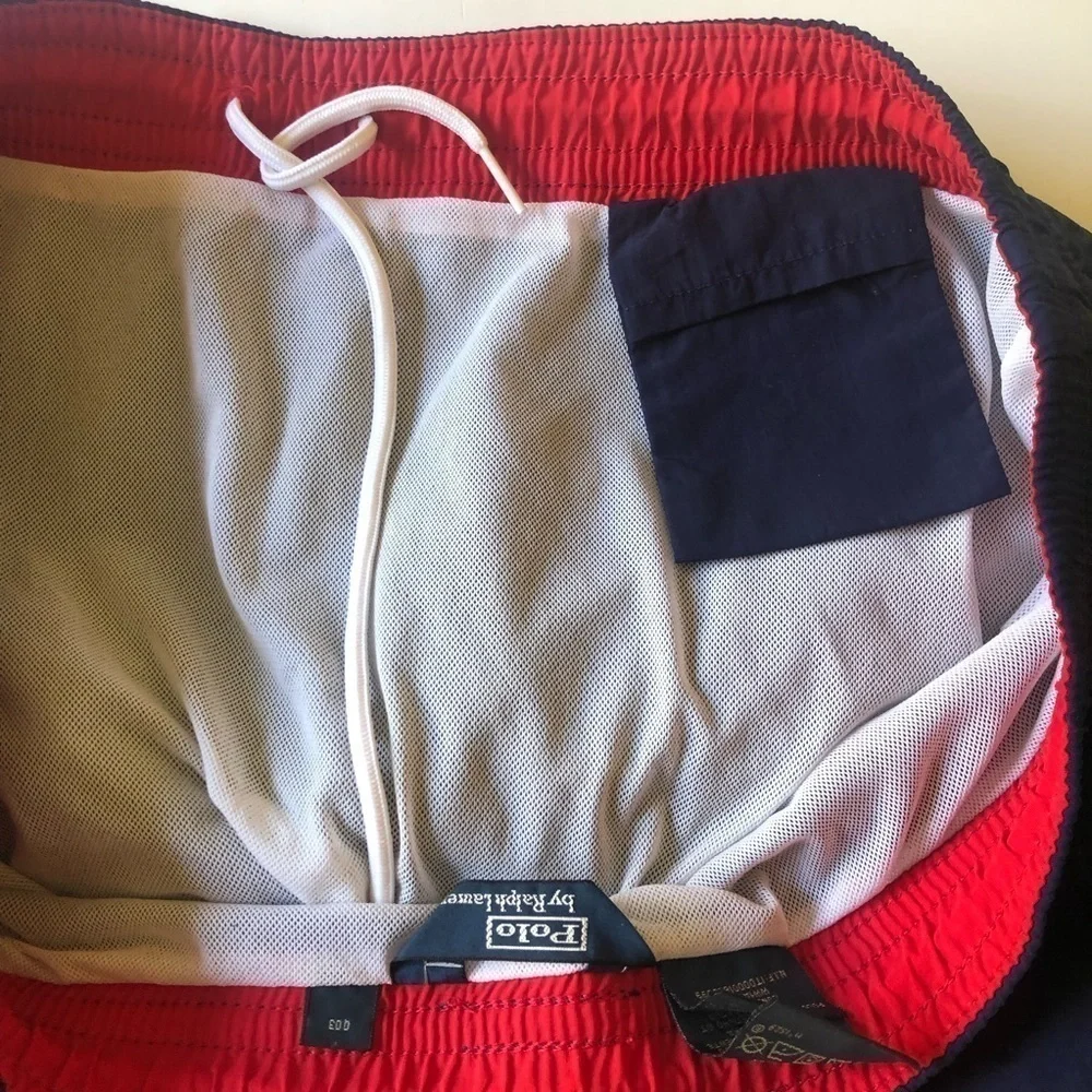 Polo by Ralph Lauren Mens Navy Swim Trunk Size XL